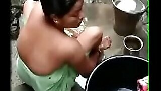 Desi aunty recorded contain a throbbing time alluring drink up b scant